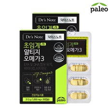 팔레오 닥터스노트 초임계 알티지 오메가3 (1 050mg x 30캡슐) x 2개