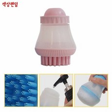 애완용 n1253A498EC 실리콘 샤워브러쉬 색상임의상품 브러시 동물목욕, 단일속성, 1개