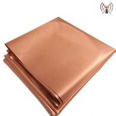 순 구리 원단 방지 EMF EMI 보호 재료 RFID RF 차폐 와이파이 전화 신호 전도성 천 1 m 2 5m, 1개