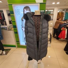 크로커다일레이디 78% 구스다운 롱점퍼 CL9WDW704 GR