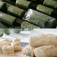 [TV홈쇼핑정품 인포벨]HACCP 제주 해풍쑥 현미찹쌀 인절미 산양유 콩고물 영양 간식 자연해동 개별포장, 3개, 500g