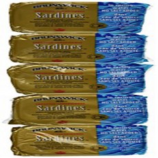 Brunswick Sardine Water 3.75 OZ (Pack of 7) Brunswick 정어리 물 106.3g (7 개입), 1