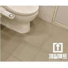 [제일매트] 국산 KC인증 화장실 욕실 벌집 미끄럼방지매트, 그레이-대-120x200