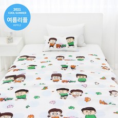 흔한남매 리플 여름이불 홑이불 여름침구 얇은이불 - 버블, 흔한남매 버블 리플홑이불