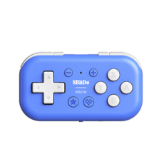  8BitDo Micro 블루투스 무선 게임패드 2023년 최신상, 블루, 1개 
