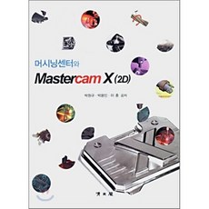 머시닝센터와 MASTERCAM X(2D), 교문사(청문각), 박원규,박용민,이훈 공저