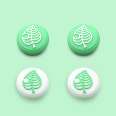 닌텐도 스위치 동물의숲 에디션 조이콘스틱 커버 조이스틱 조이콘 스틱캡, 1set, 닌텐도 스위치 조이콘 스틱