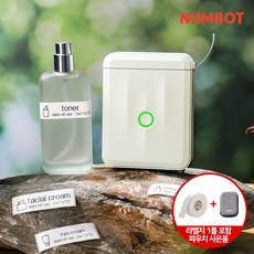 시노링크 라벨프린터 D110PRO 라벨기 님봇 NIIMBOT, 1개, A. D110PRO 그린[라벨지+파우치]