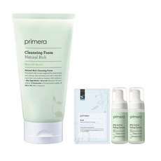 프리메라 내추럴 리치 클렌징폼 대용량 250ml + 폼50ml 2개+팩1개