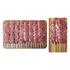 고우하 국내산 닭염통꼬치 40g 25꼬치 대용량 업소용 도매 캠핑 음식 수제꼬치 간식 안주, 1개, 1kg