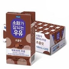 소화가잘되는우유 초콜릿, 190ml, 456개