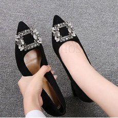 글리터통굽구두7cm
