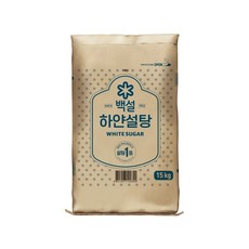 백설 하얀설탕, 15kg, 1개