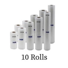 식품 호일용 BPA 프리 진공 보존 백 롤 세이버 백 12 cm 15 20 25 28cm x 500cm, 12)10Rolls 1lot, 10개