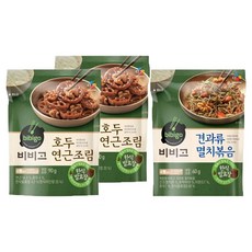 (냉장)[비비고]호두연근조림90gx2+견과류멸치볶음60gx1, 1개