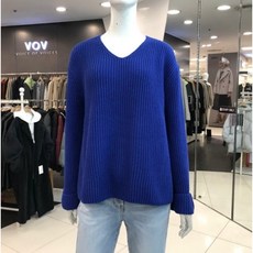보브 브이넥 풀오버 니트 7120450505 뉴코아일산