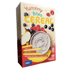 Yummy Bites 시리얼 오트 혼합 베리 바나나 & 사과 150g, 1개