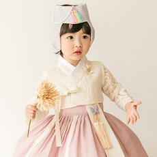키즈톡톡 지온 여아 아동 한복