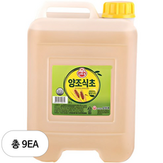 오뚜기 양조식초, 9개, 15L