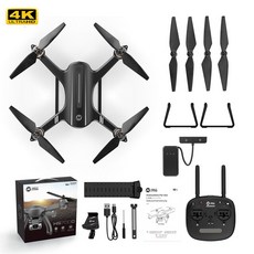 RC헬기거룩한 돌 HS700D GPS 드론 4K FHD 5G Profesional Brushless 모터 800M WIFI FPV 라이브 비디오 RC, 02 Black 4K