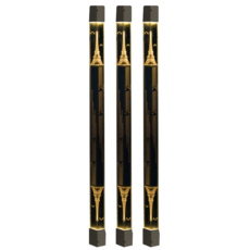  코너 야간 움직임 감지 싱글 듀얼 램프 긴조명, 듀얼 램프(유성년)전체 높이 약 1.4m 