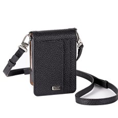  본아띠 듀크 토고 가죽 갤럭시 카드수납형 휴대폰 케이스 + 크로스 롱 스트랩 