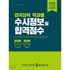 종로학원수시정보및합격점수