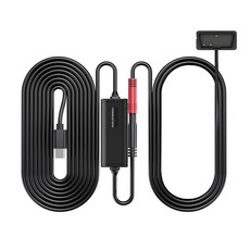 DDPAI OBD 대시 캠용 하드와이어 키트 3m10피트 카메라 Z50 프로/Z60 프로 모델과 호환 24시간 주차 모니터 활성화 12V/2A ~ 5V/3A 382250, DDPAI OBD 대시 캠용 하드와이어 키트, 3m10