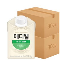 메디웰 엠디웰 화이바플러스 200ml 60팩 식이섬유함유 균형식 영양보충, 없음