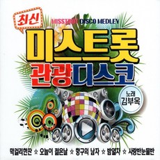 [SM] 2CD 최신 미스트롯 관광디스코 노래 김부옥 흰색, 단품