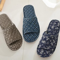 마마로 남성 퀄팅 3중 쿠션 논슬립 슬리퍼 거실화