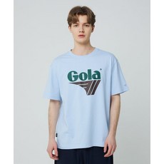 GOLA 골라 COLOR BIG LOGO T-SHIRTS SKY BLUE