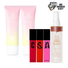 조성아 16브랜드 물분 톤업 크림 x2개+CB드롭틴트+에이지 리페어 에센스, 물분 톤업 크림 2개+어썸핑크+에센스, 단일상품
