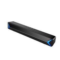 해외 새로운 TV 사운드 바 AUX USB 무선 블루투스 홈 시어터 FM 라디오 서라운드 사운드 바 PC TV 스피커, black[193]_스페인, black[193], 상세 설명 참조2