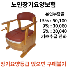 APT-103 곡선 디자인으로 안락한 사용감 이동변기 노인장기요양보험 복지용구 어르신 노인 환자용, 장기요양 본인부담금 6%, 1개