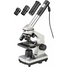 브레서 주니어 현미경 세트 Biolux DE 40x-1024x 는 USB 카메라와 소우주로의 완벽한 시작을 위한 광범위