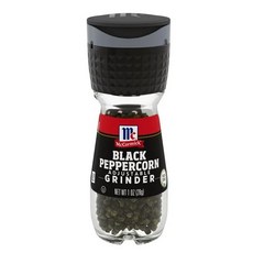 [미국직배송]맥코믹 블랙 페퍼콘 그라인더 85g McCormick Black Peppercorn Grinder 1oz, 28g, 1개