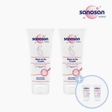 사노산 마마 맘투비 크림 200ml x 2개 산모 피부관리 출산전 임산부 크림