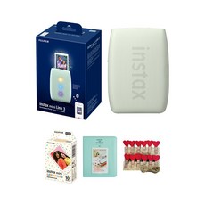 인스탁스 포토프린터 링크3+필름10매+사은품/스마트폰프린터, 세이지그린 세이지그린