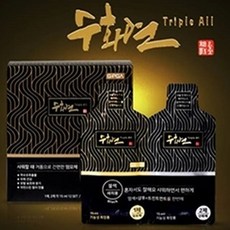 새치염색 초간편 초스피드 셀프염색 수화연 트리플 올 한방염색약 13회분(1회분 추가증정) 순한 저자극 샤워하면서 염색, 1세트, 블랙