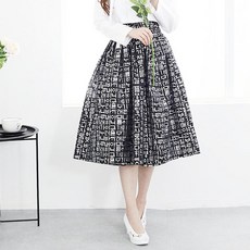 한복허리치마