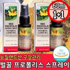 뉴질랜드산 구강 건강 입냄새제거 항산화 PROPOLIS 잇몸 치아 목이칼칼할때 뿌리는 플라보노이드 젖산 천연항생물질 살리실산 폴리페놀 바닐린 항바이러스 항진균 팔미트산 글리세롤