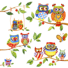 여름부엉이 냅킨20장 K-03-003