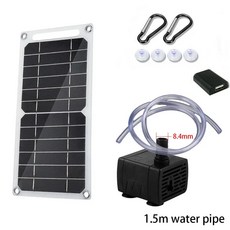 장착 태양 패널 물펌프 워터 펌프 양수기 시스템 바위 물고기 탱, 1.A USB 30W 1.5M, 1개