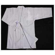 검도 남녀공용 슈퍼 딜 스포츠웨어 이도 합기도 하카마 기 블루 레드 화이트 무술 유니폼, XXXL, WHITE