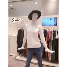 지컷 러플소매 기본 니트 7229350603