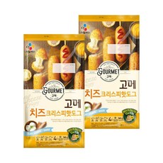 (냉동)[고메]치즈크리스피 핫도그340gx2, 2개, 340g