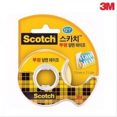 3M 스카치 투명 양면 테이프 디스펜서 137D (12mm 11.4m)