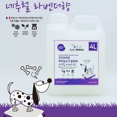 대용량 탈취제 향균탈취제 4L - 네츄럴라벤더향/강아지위생용품/애견위생용품/강아지탈취제/애견살균제 - 1+1강아지탈취제오줌네추럴500ml