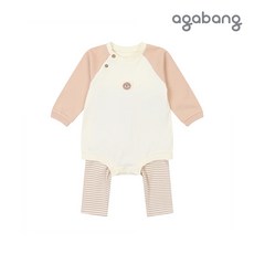 아가방 빌리바디수트세트 모자 BEIGE 01P71751621